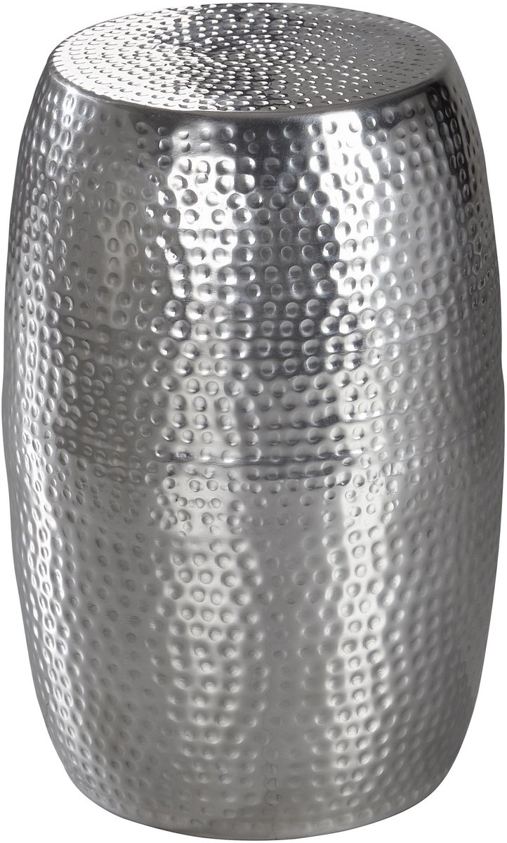 Bijzettafel, decoratieve tafel, metaal, bijzettafel, bijzettafel, zilver, modern