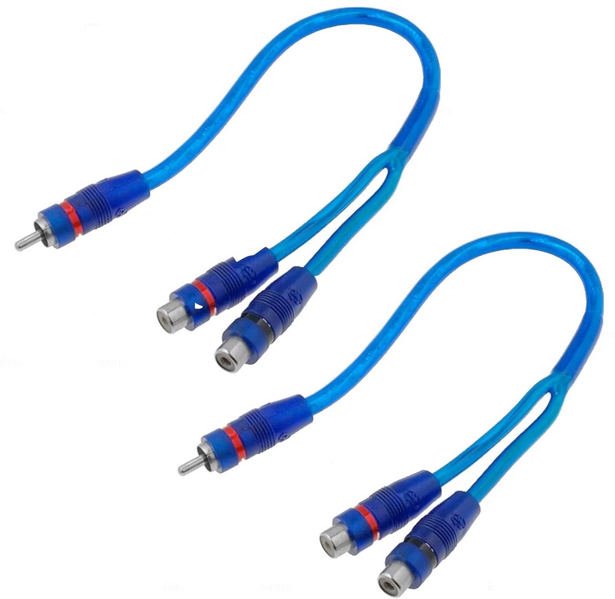 RCA T-splitterkabel voor Audio Versterker Aansluiting