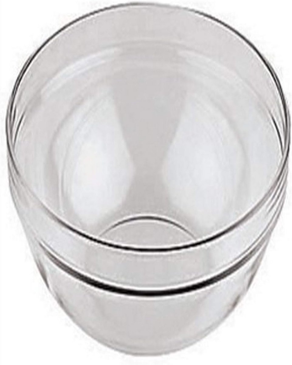 Ronde glazen schaal 23 cm voor salades en serveren