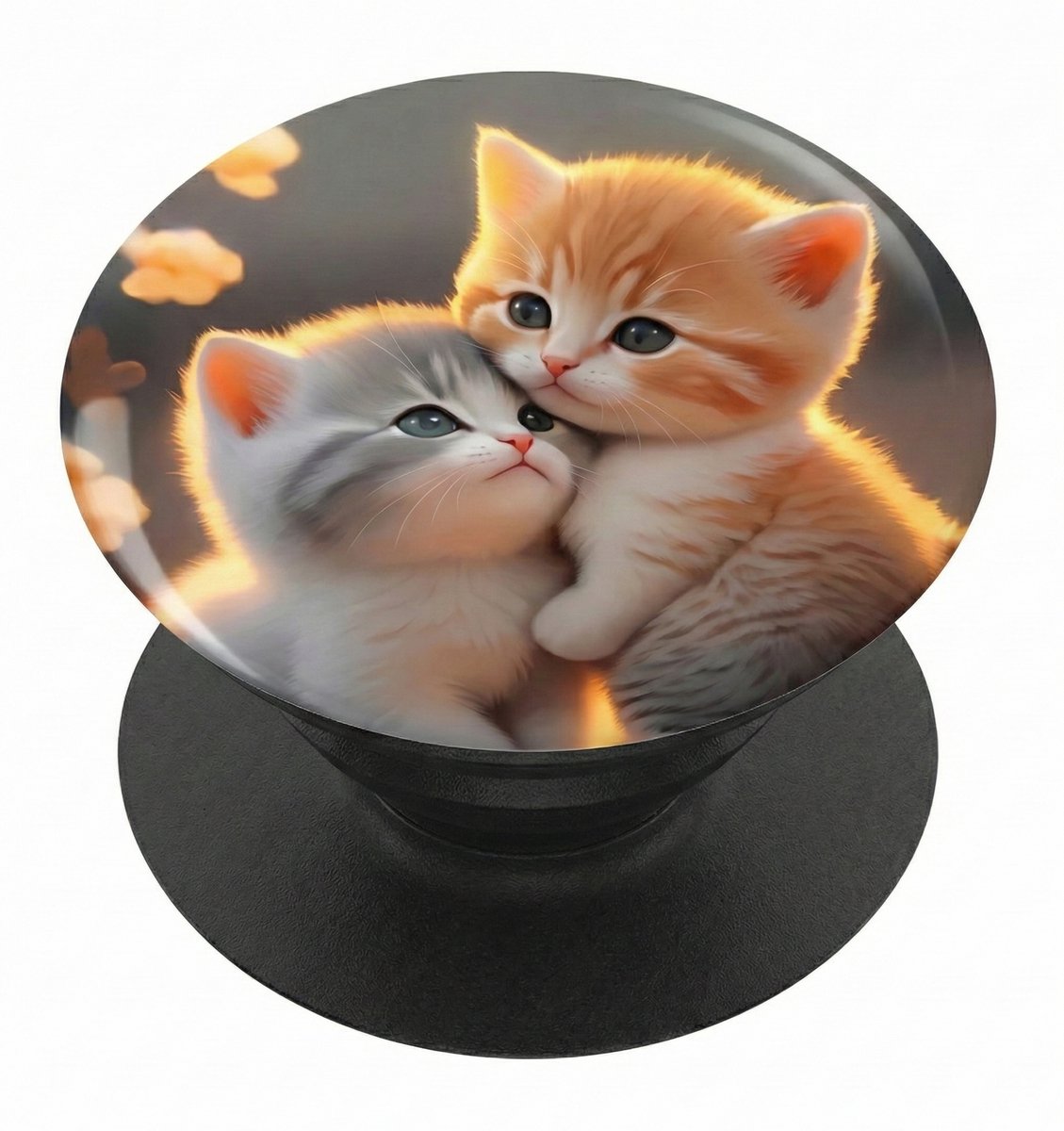 Mj Joys® - Phone Grip - Universele Verstelbare Phone Socket - Telefoonbutton - Telefoonaccessoire - Geschikt voor de meeste Smartphones en Cases - GSM Tablet Houder - Poes