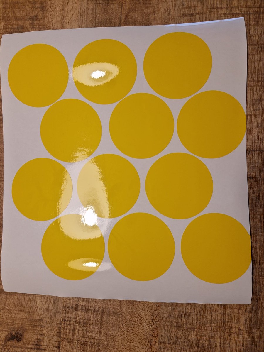 Herbruikbare statische raamsticker CONFETTI