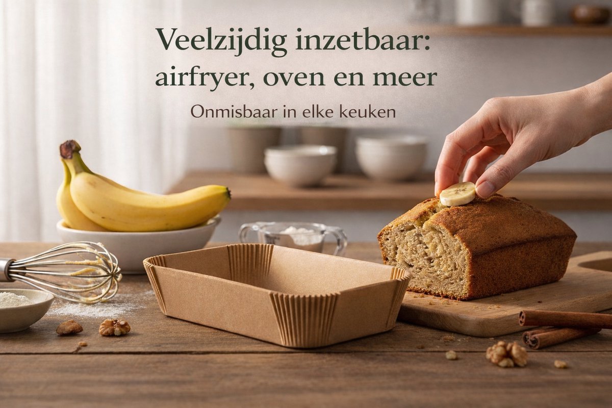 Airfryer Bakpapier voor Dubbele Heteluchtfriteuse – 200 Stuks, 22x14 cm – Te gebruiken voor: Ninja AF300EU, AF400EU, AF451EU, AF500EU, SL400EU en Andere Tweezone Airfryers — afbeelding 3