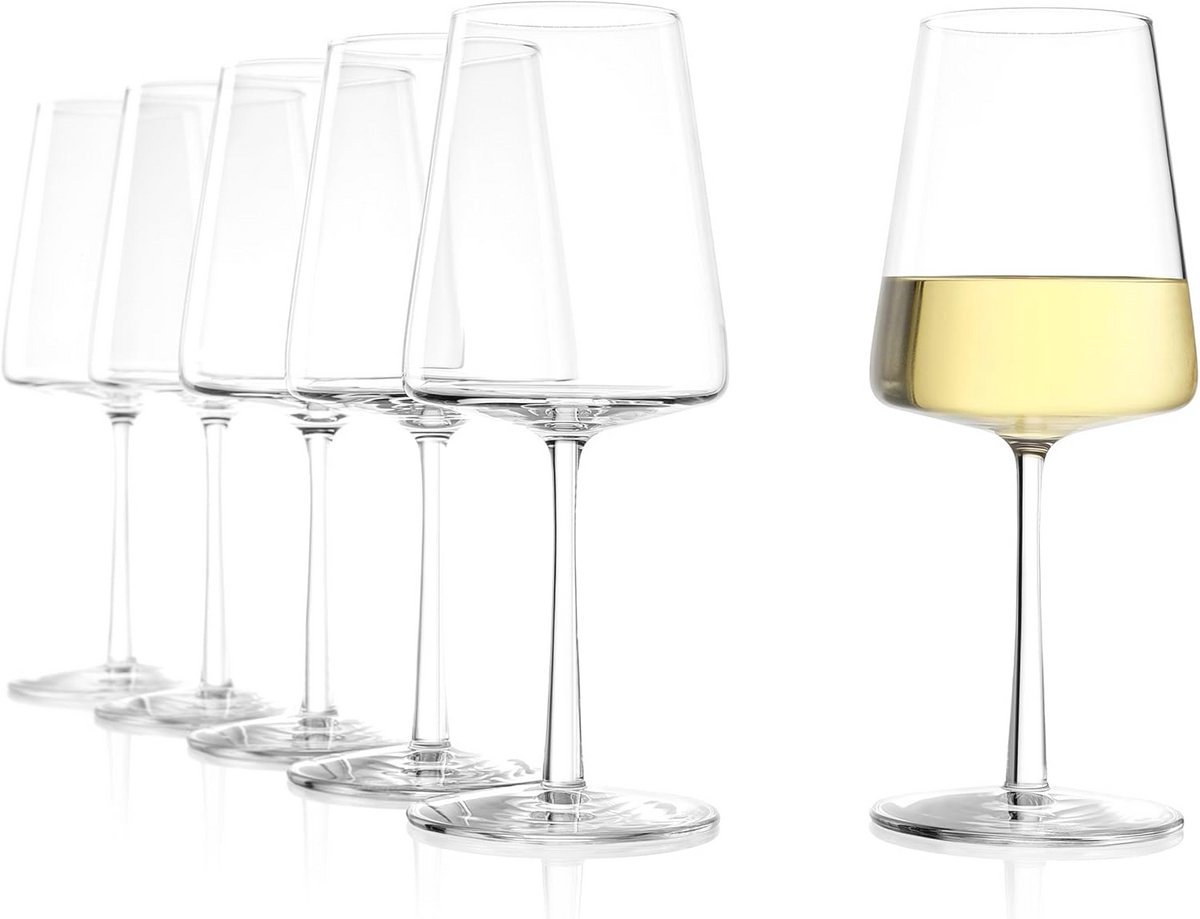 Moderne Wijnglazen Set van 6 - 400 ml - Perfect voor Maximale Aromavorming - Vaatwasserbestendig en Schokbestendig