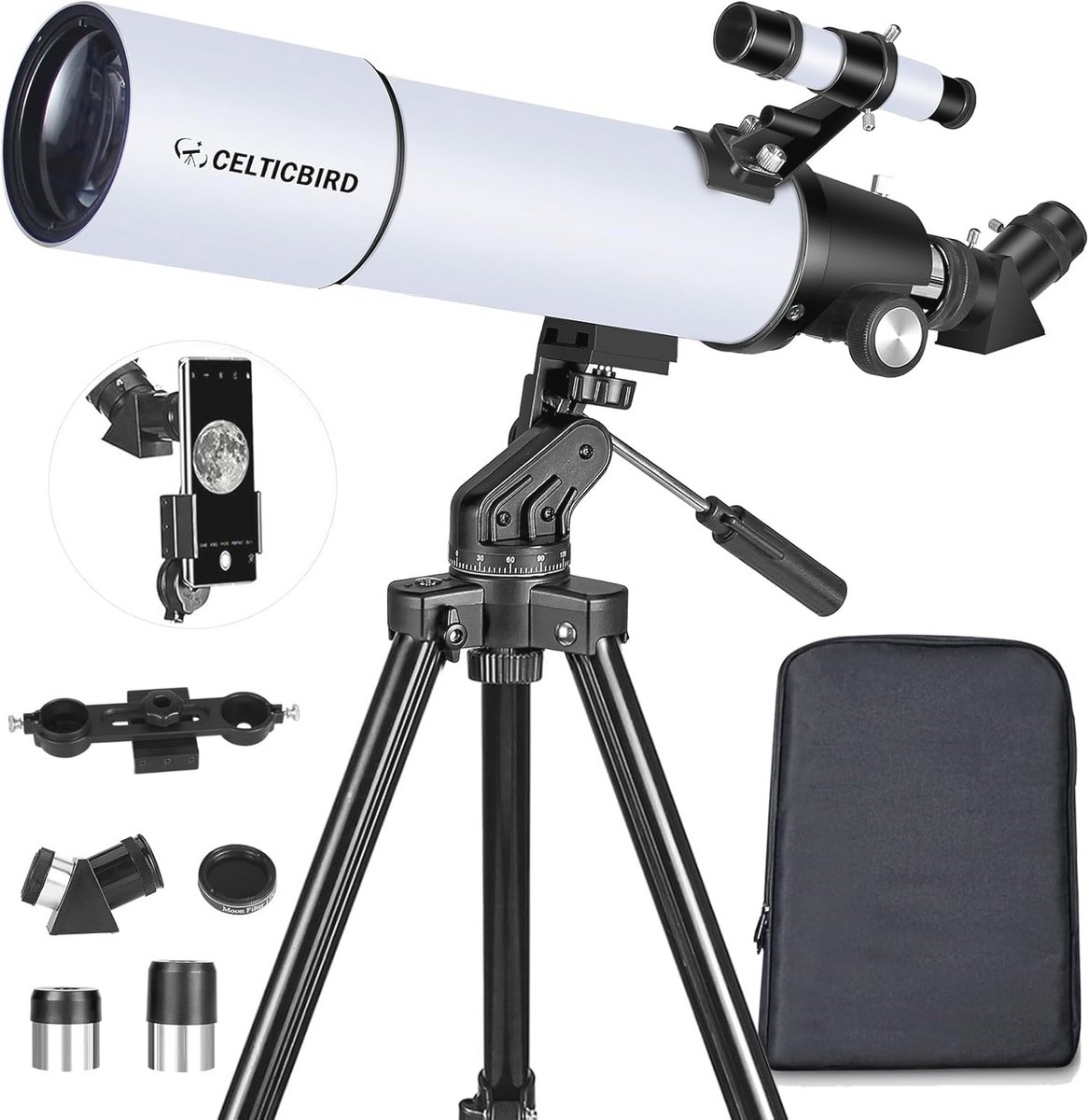 Astronomische Refractie Telescoop 90 mm - Perfect voor Volwassenen en Beginners