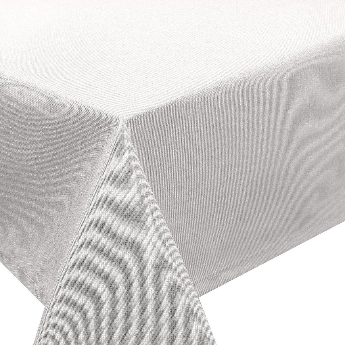 Vuilafstotend Tafelkleed in Linnenlook Donkerbruin 160x360 cm Hoekig