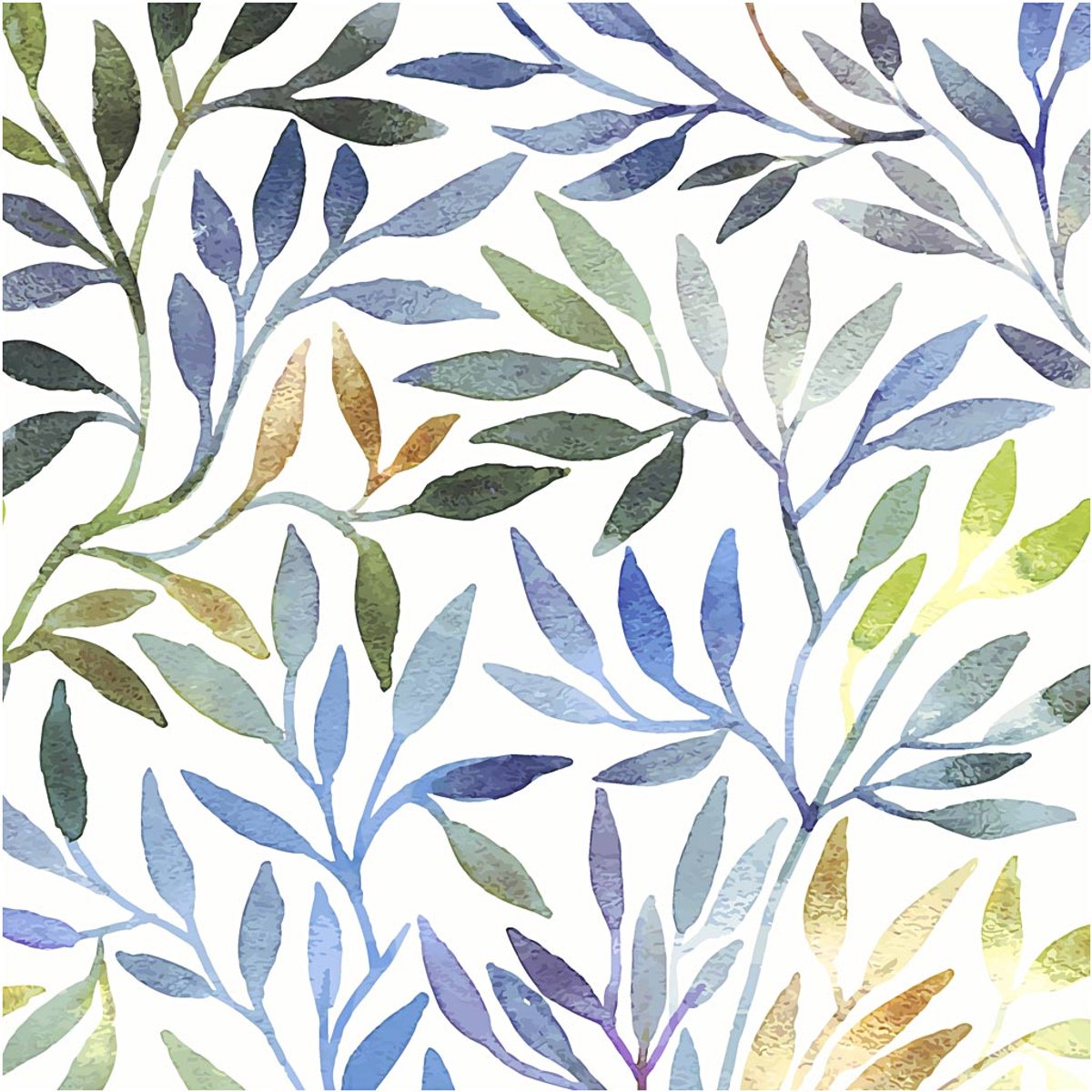 Table Napkins. Willow leaves. size 33x33 cm. 20 pc/ 1 pack
