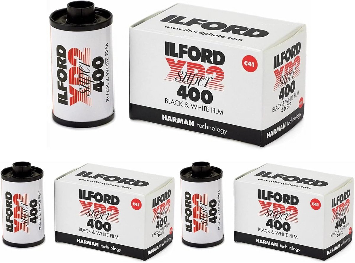 Zwart-Wit Film 35mm 400 ISO - 3 Rollen