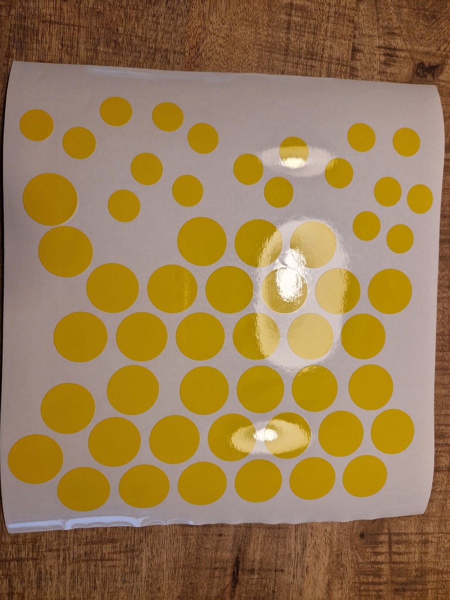 Herbruikbare statische raamsticker CONFETTI