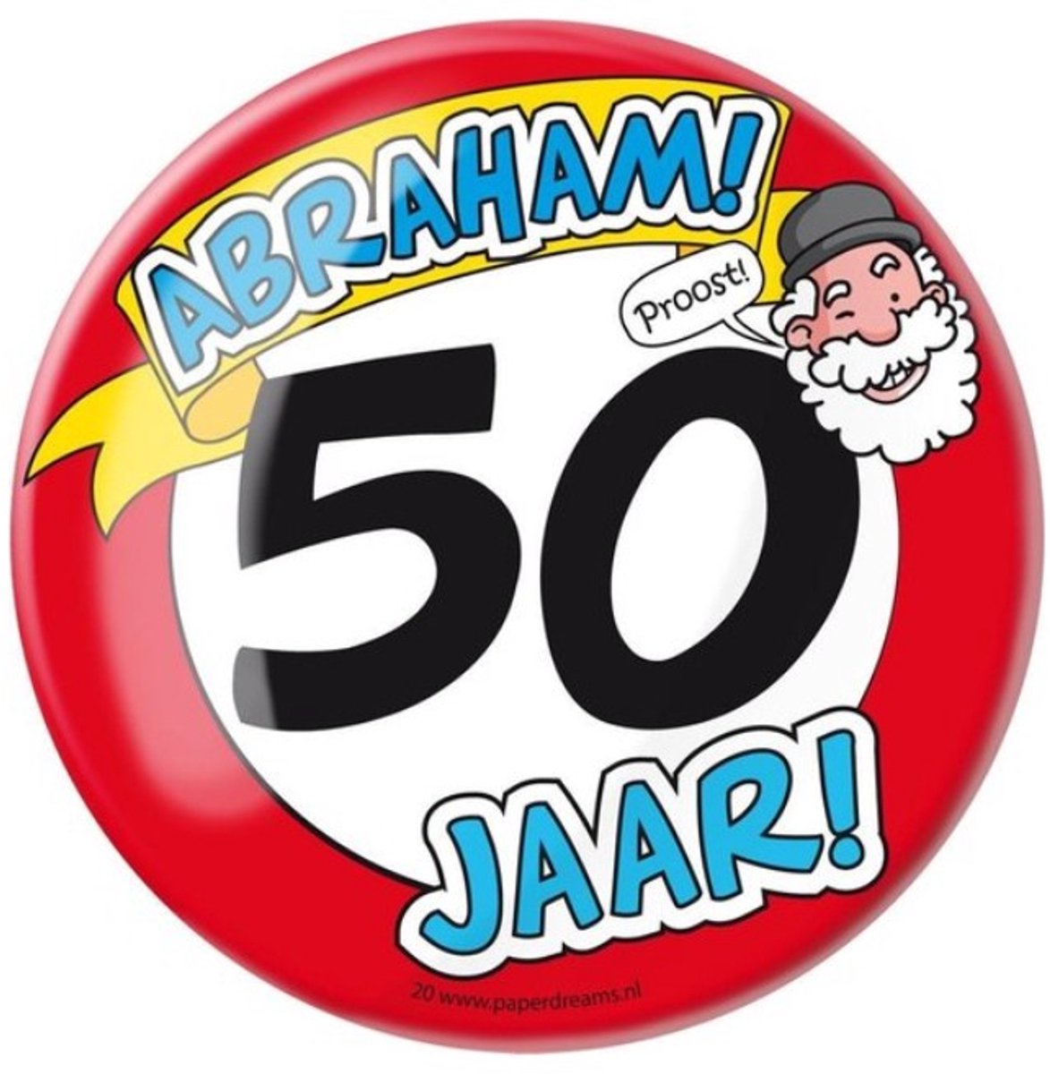 Paperdreams - Button XL - Abraham