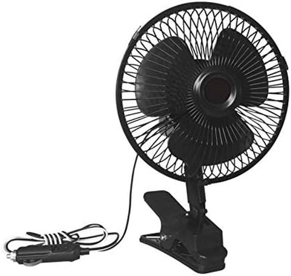 Ventilator 12V voor Auto en Boot met Klemmen - Universele Accessoire