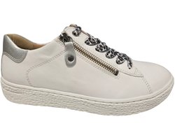 Hartjes 162.1409/11 02.59 Phil Sneakers Wit Leer Dames Breedtemaat H - Wit - 39