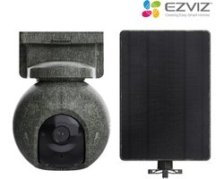 EZVIZ EB8 Pro 4G Ranger Kit - 4K Beveiligingscamera Buiten - 8W Zonnepaneel - 360° Draaibaar - 4G & Dual-Band WiFi - Slimme Detectie - Google Assistant & Amazon Alexa - IP65