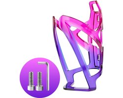 RAMBUX® - Bidonhouder Fiets - Blauw-Paars - Lichtgewicht Houder voor Bidon - Sportief - Mountainbike Fleshouder - Racefiets Houder