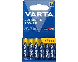Varta Longlife Power AAA 6 stuks