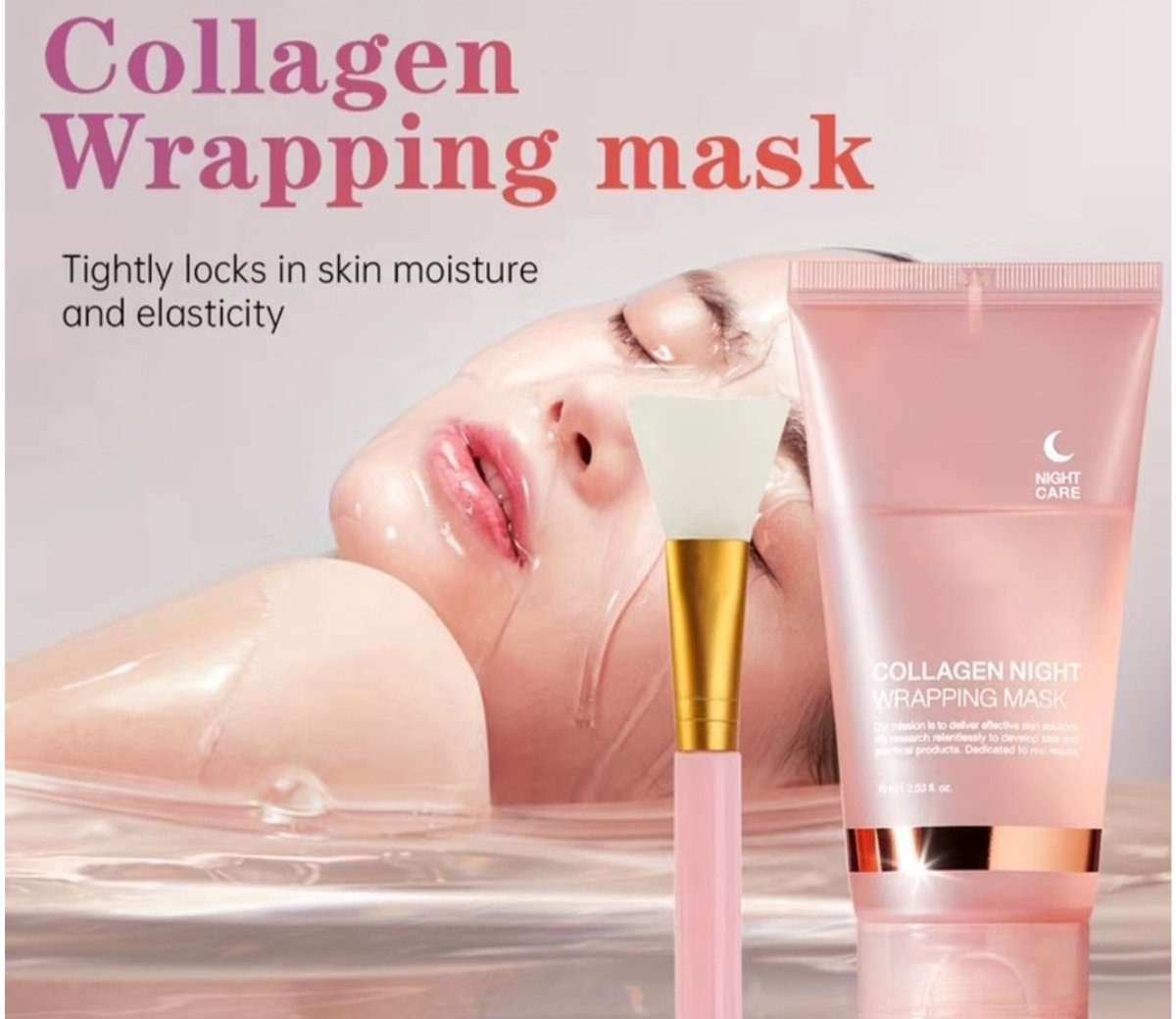 Originele Koreaans Collagen Collageen Wrapping Night Mask – Intens Hydraterend & Verstevigend Nachtmasker
