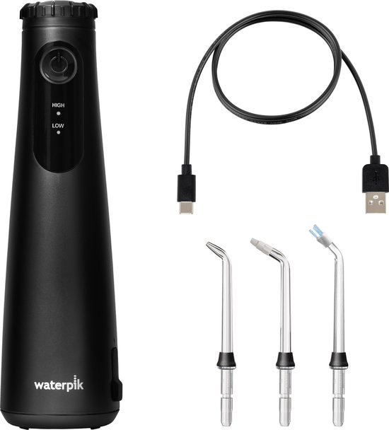 Waterpik WF-26EU012 Waterflosser Cordless plus zwart ( opvolger v.d. WP-492)