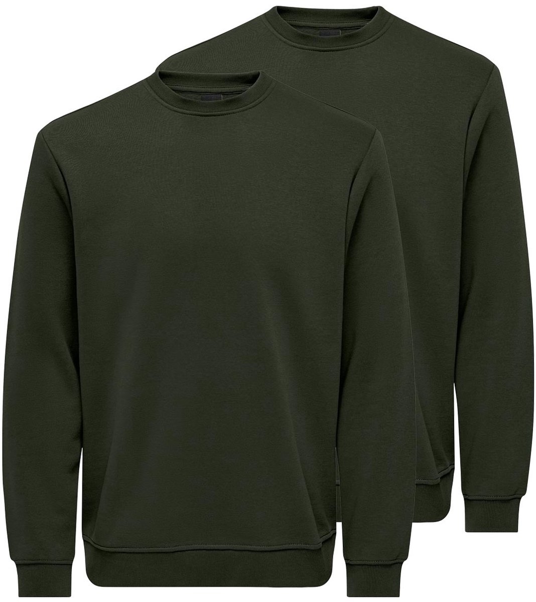 Only & Sons Heren sweatshirt 2 pack Connor