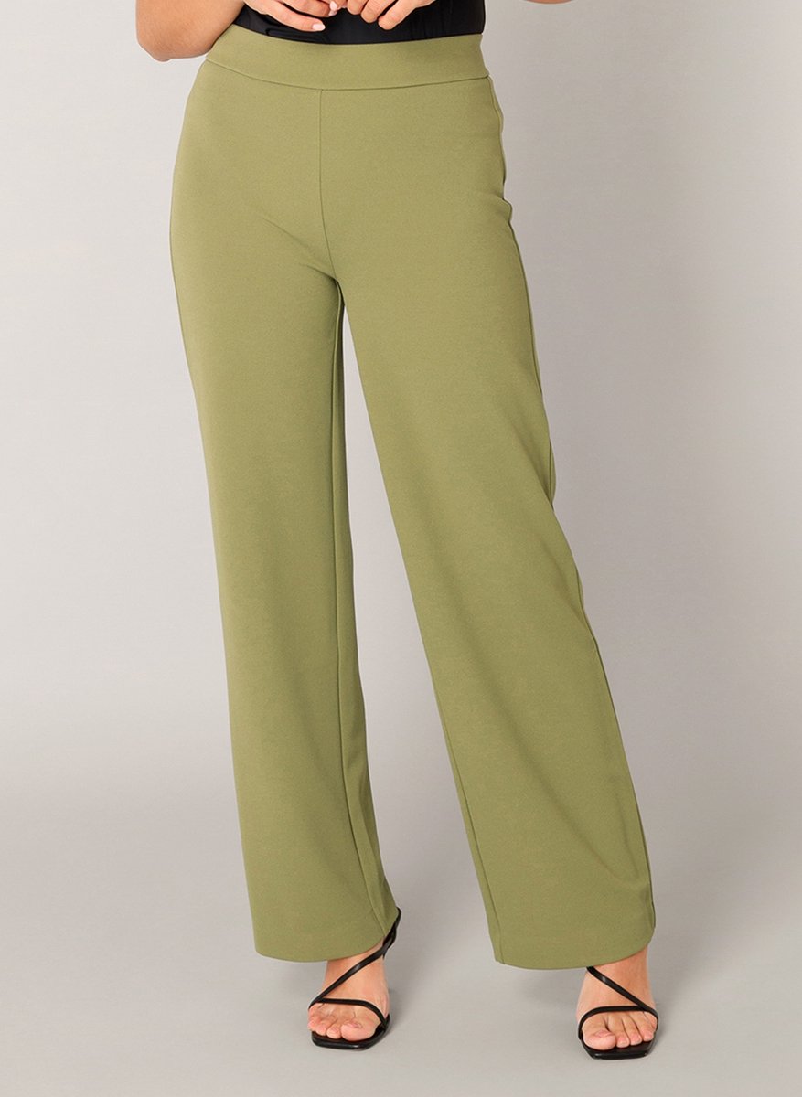 BASE LEVEL Yarah Broek - Green - maat W44 / L32