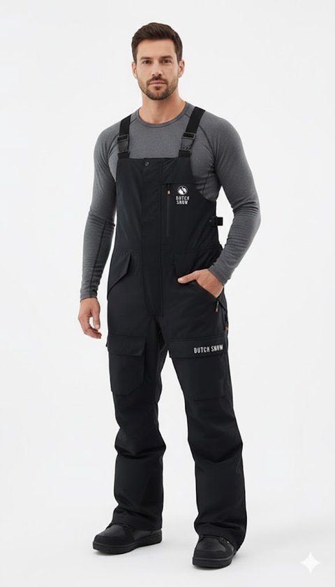 SIROKO Women's Snowboard Dungarees Skis & Snow, Black, M