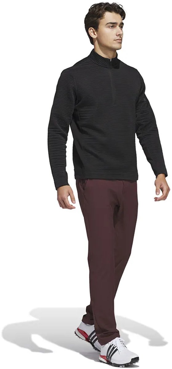 Adidas Ultimate365 Dwr Textured Sweatshirt Met Halve Rits Zwart L Man van Merkloos — afbeelding 3