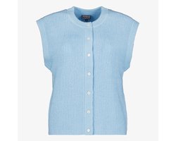 TwoDay gebreide dames gilet lichtblauw - Maat L