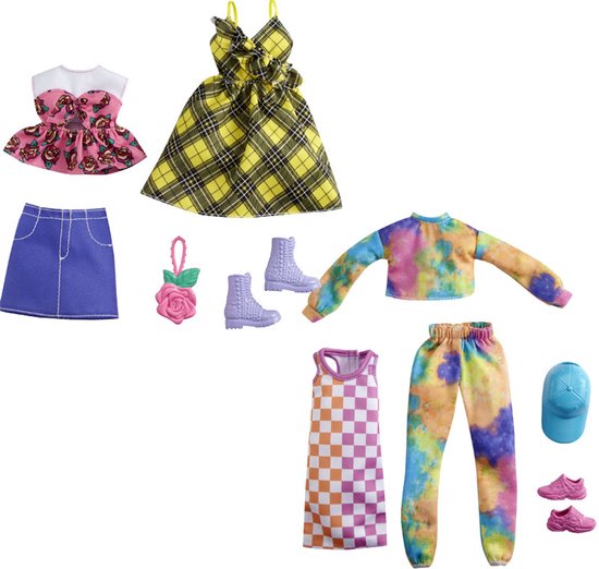 Barbie Poppenkleding Fashion Meisjes Polyester 5-delig. van Barbie — afbeelding 5