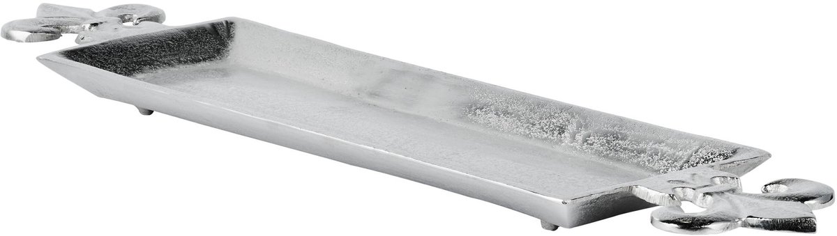 Michael Noll - Dienblad - Lelie - Zilver - Aluminium - 59x15x3 cm