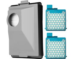 Filter set geschikt voor Miele CX1 Boost - Filter set van 3 stuks –CX FSF HEPA Fijnstoffilter Hygiëne filter (uitblaas) SF HY 60
