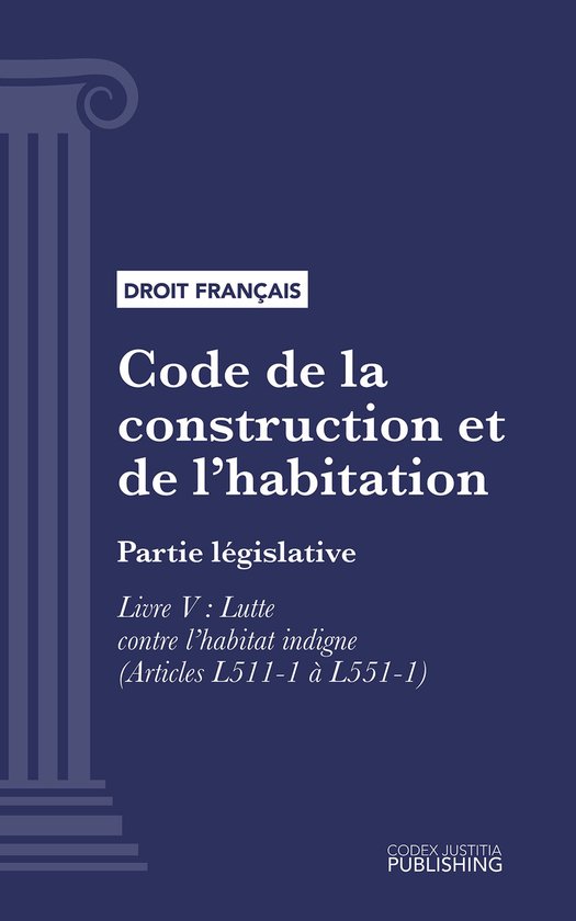 Code de la construction et de l'habitation - cover