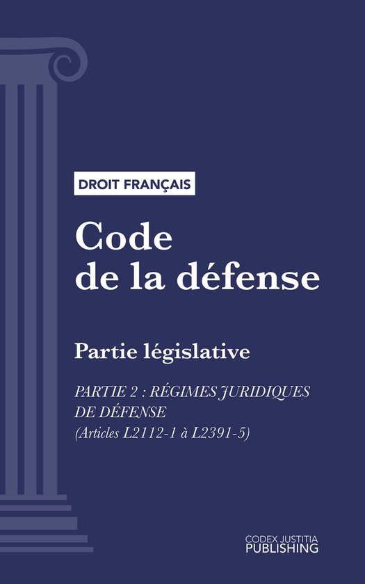 Code de la défense - cover