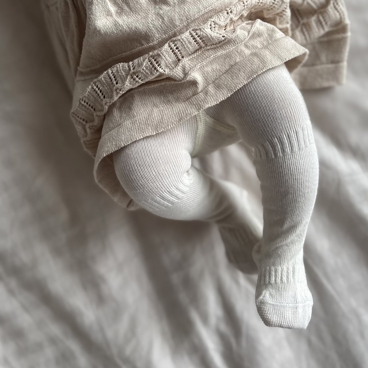 KipKep Blijf-Maillots - Newborn - Off White - Biologisch katoen - Zakken niet af