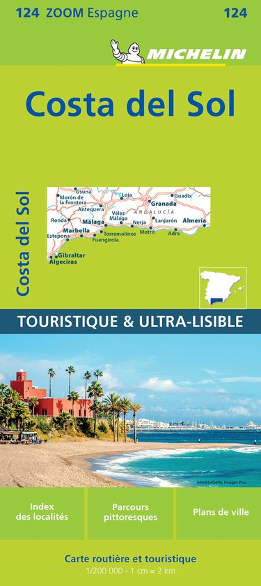 Michelin Zoom 124 Wegenkaart Costa del Sol - cover