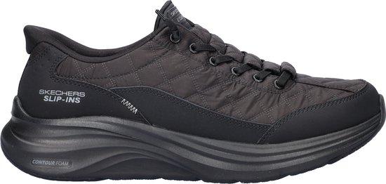 Skechers Slip-Ins : Go Walk Now - Payton, Homme, Zwart, Baskets pour femmes, Pointure : 43
