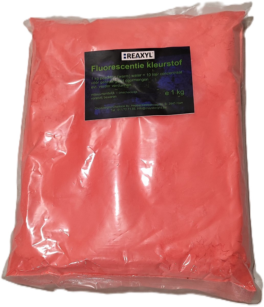 Reaxyl Fluorescentiekleurstof poeder voor lekdetectie 1 kg, roze