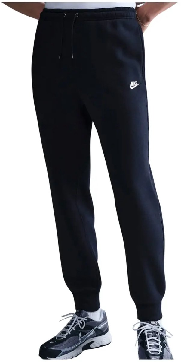 Nike fleece club sportswear joggingbroek in de kleur marine. Blauw