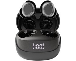 pocobob® Z draadloze oortjes - Black Deep Grey - bluetooth oordopjes - kleine oordopjes - in ear oortjes - met microfoon - ook voor slapen - Met pocobob APP voor je smartphone