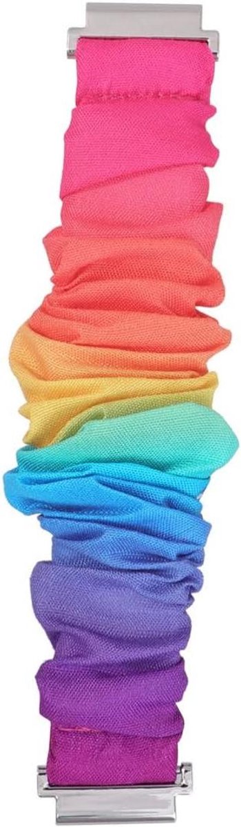 Ronte - Elastische Scrunchie Horlogeband voor Watch 6-5-4-Active 2 - Kleurrijk en Comfortabel - Vervangende Polsband voor Vrouwen - 20 mm Bandbreedte - 15×2.2 cm