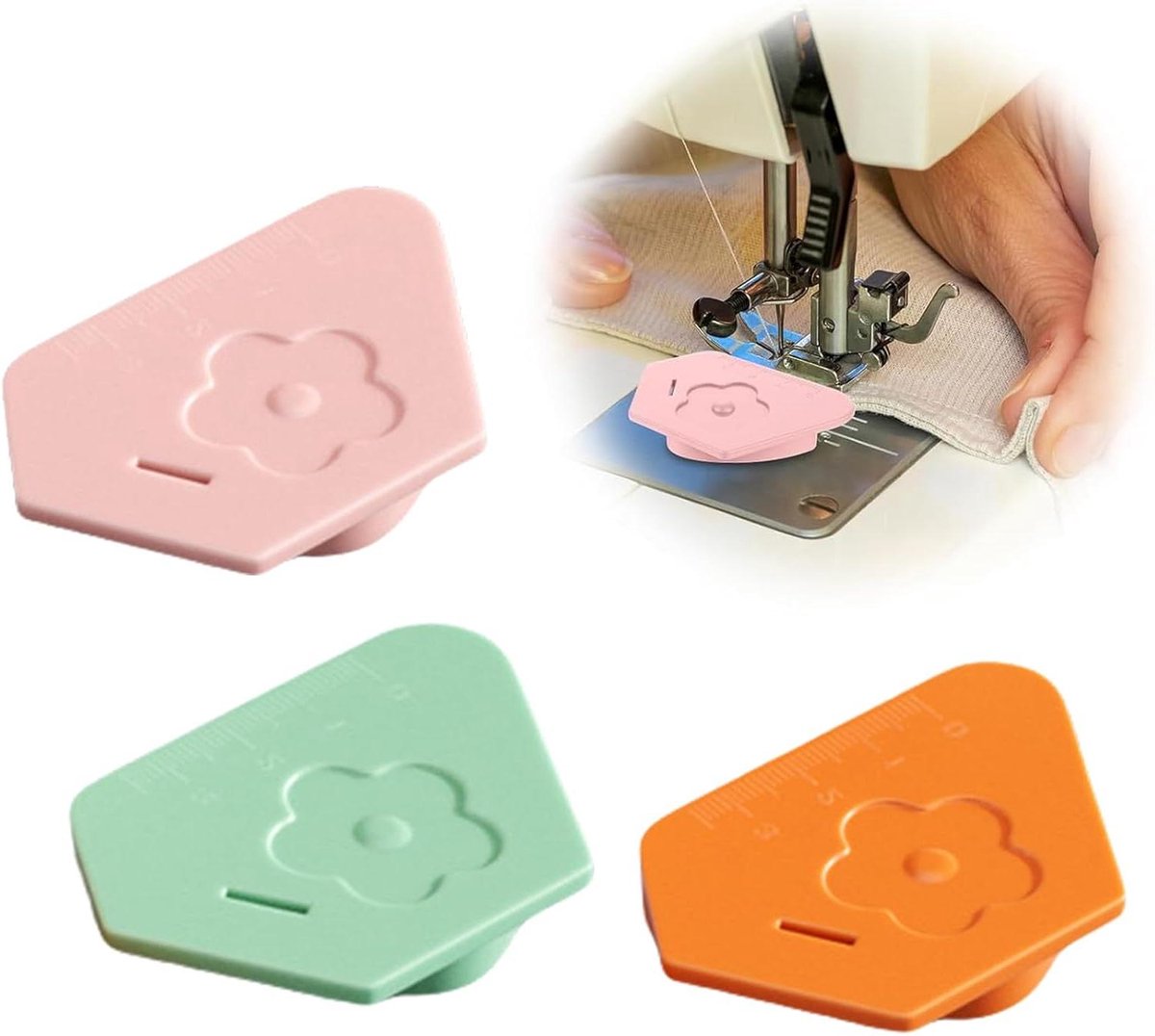 Ronte - Magnetische Naadgeleiding Set voor Naaimachine - Naaigaren Accessoires - Naaiset Accessoires