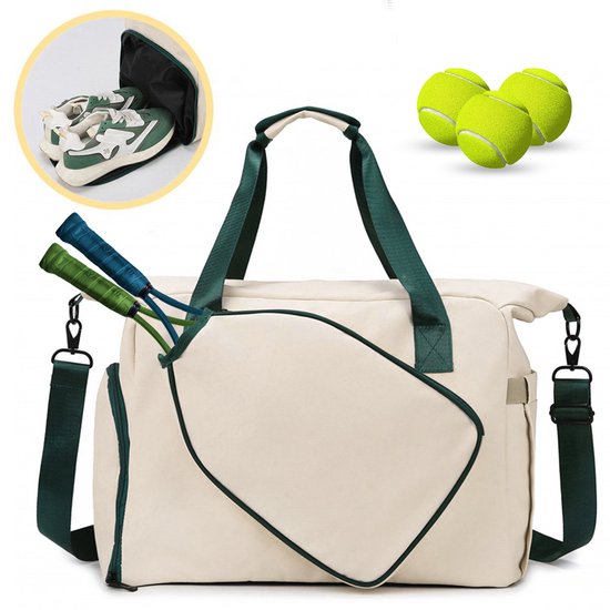 Topmelon Padeltas - Badminton Rackettas - Sporttas met apart schoenenvak - Sac de sport femme - Tafeltennis tas - 35L - Waterafstotend