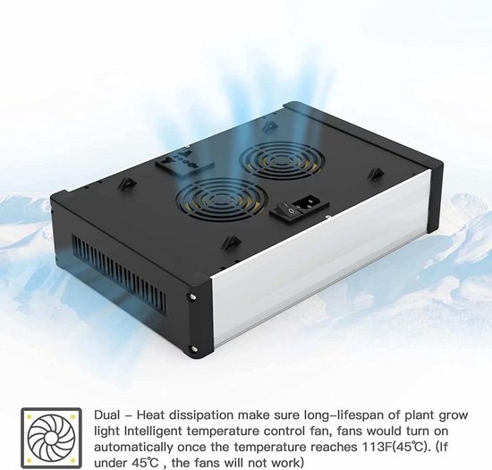 Led kweeklamp - Groeilamp met automatische timer - Full Spectrum