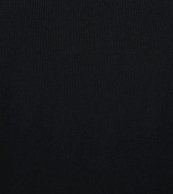 Textuur van zwarte gebreide stof.