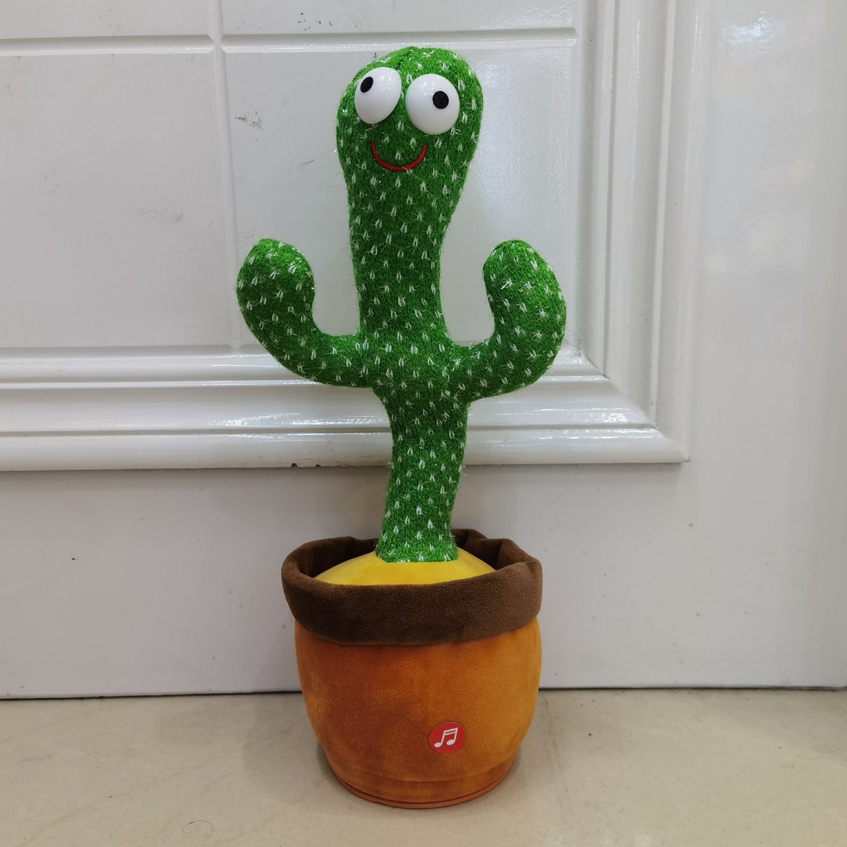 Vdtoys® Dansende Cactus Naturel - Talking Cactus 32CM - Oplaadbaar - Pratende Cactus - Interactieve knuffel - Zingende cactus - USB opladen - Baby speelgoed - 120 Tiktok Liedjes