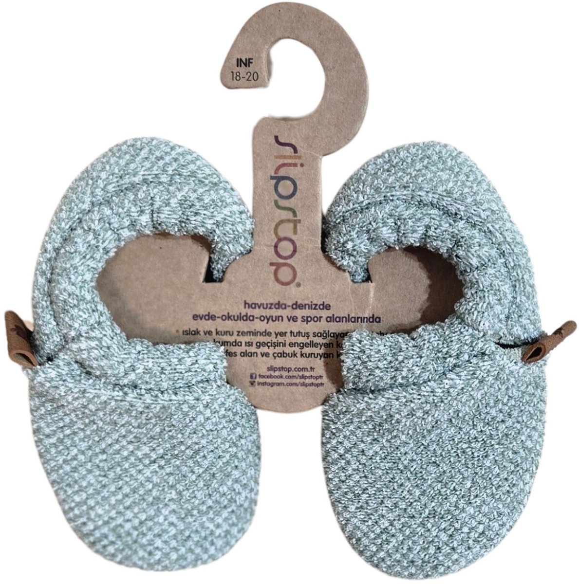Slipstop Soft Green Bootie Sloffen Junior