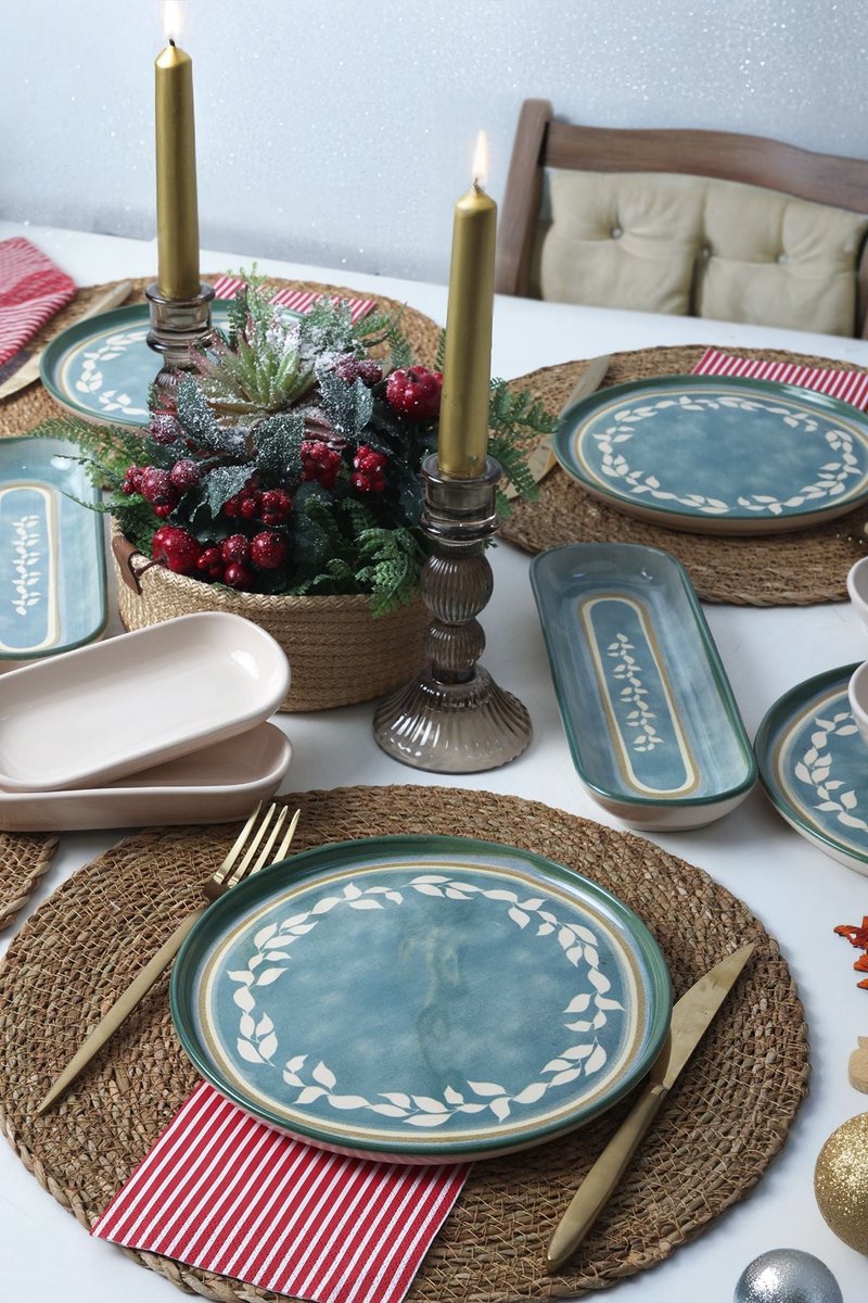 Keramika Serviesset - Berenice - 14 delig - 6 persoons - Stoneware