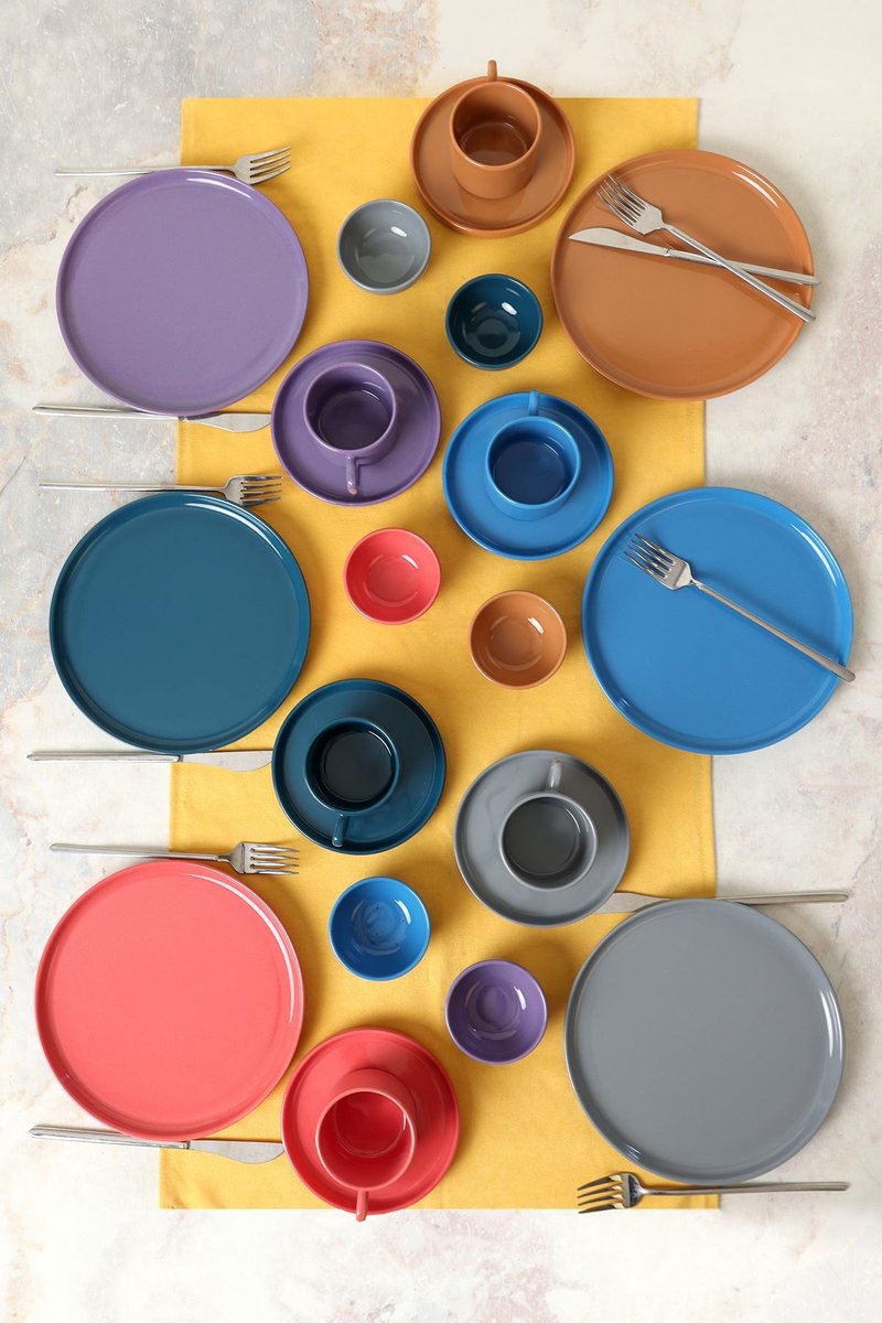 Keramika Serviesset - Mosaic Marvel - 24 delig - 6 persoons - Stoneware
