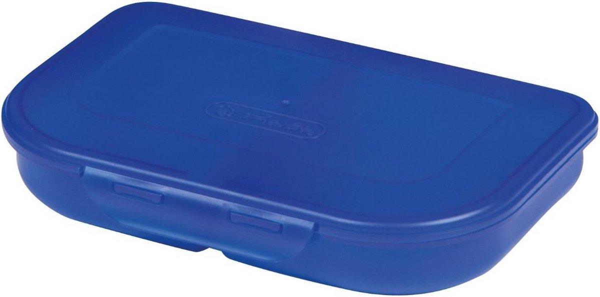 Blauwe Lunchtrommel Broodtrommel Kinderen - BPA-Vrij