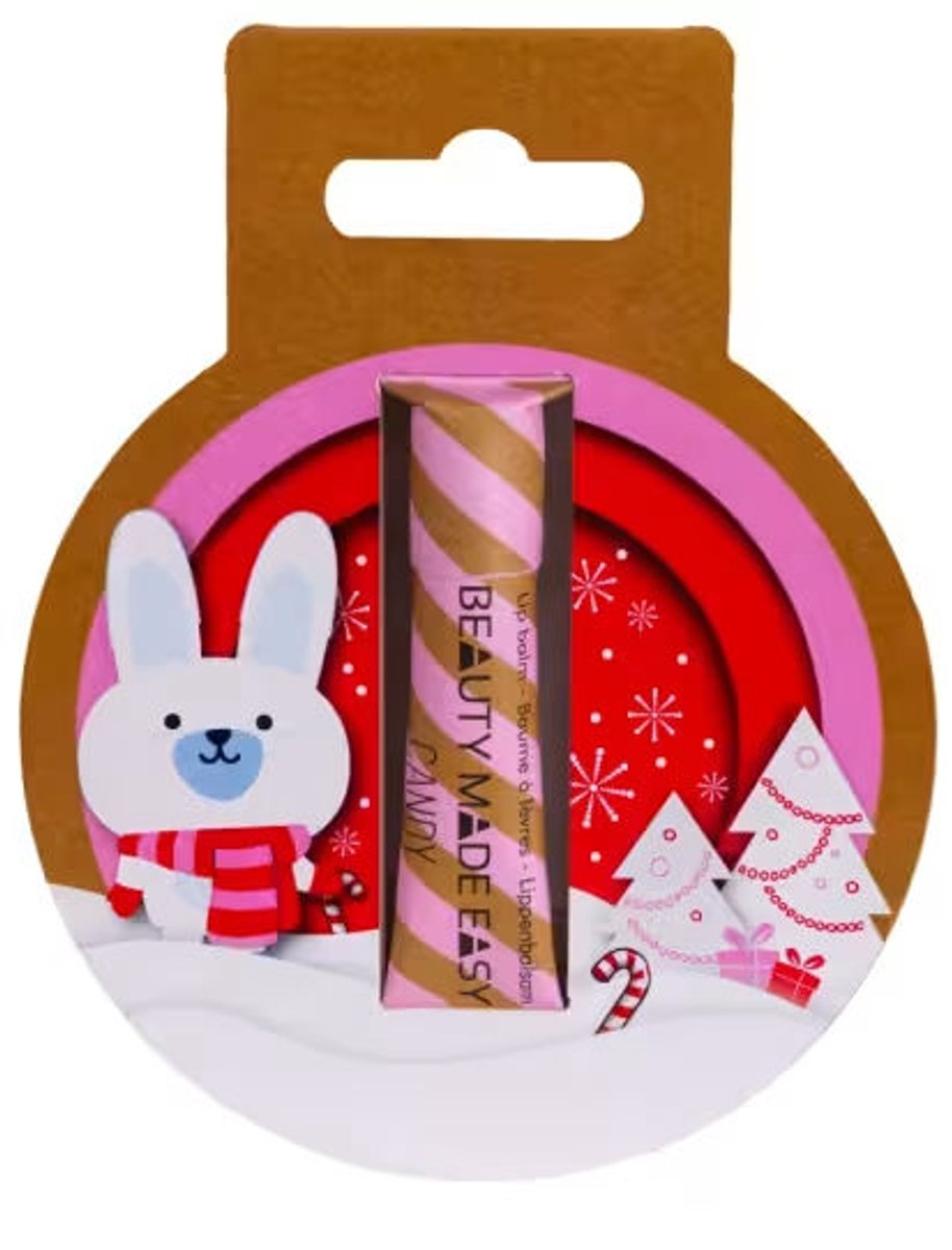 Beauty MAde Easy- Natuurlijke Lipbalm - Kerst- Candy- Platsticvrij