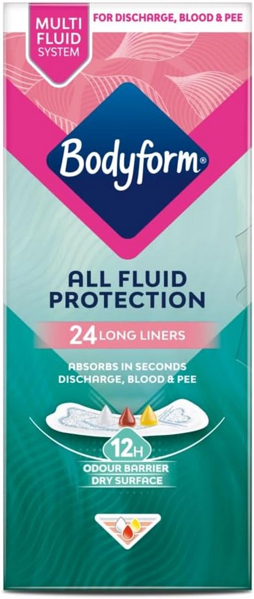 Bodyform Dailies Extra Bescherming Lange Liners - 24 stuks