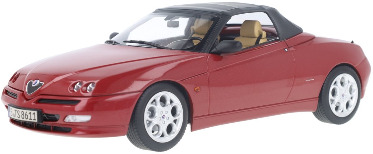 Alfa Romeo Spider 1999 Proteo Rood Model 1/18 Norev 187854