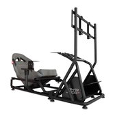 REBBLERS® SIMR 1000 Sim Racing Cockpit + Gearshift Holder + TV Standaard - Verstelbare Racestoel van Formula naar GT/Rally - Race Simulator - Antraciet